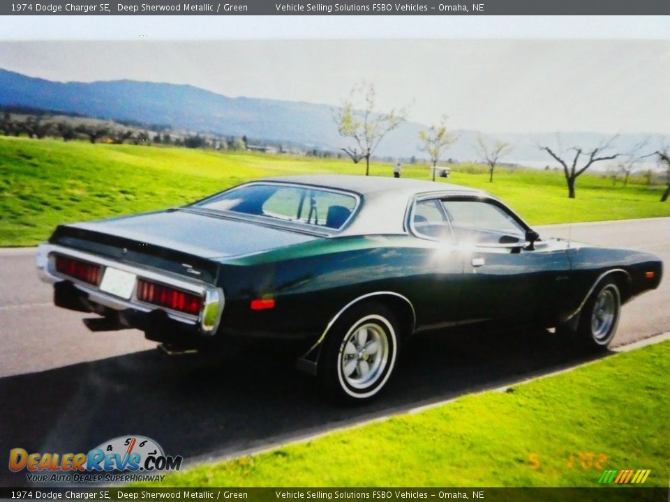 1974 Dodge Charger SE Deep Sherwood Metallic / Green Photo #5