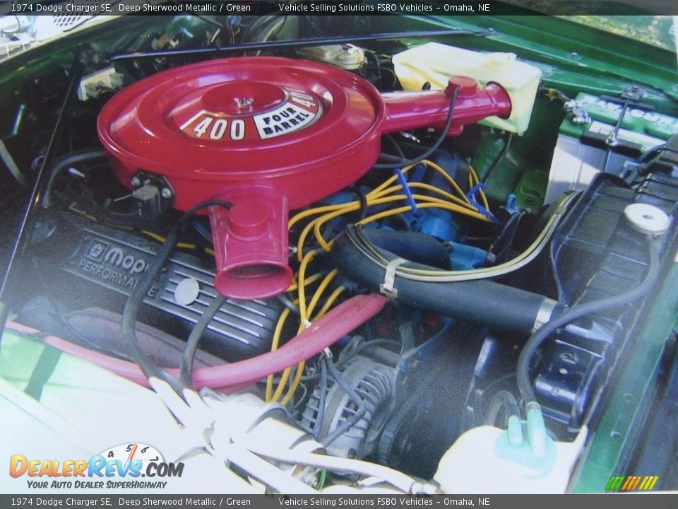 1974 Dodge Charger SE 400 ci. OHV 16-Valve V8 Engine Photo #13