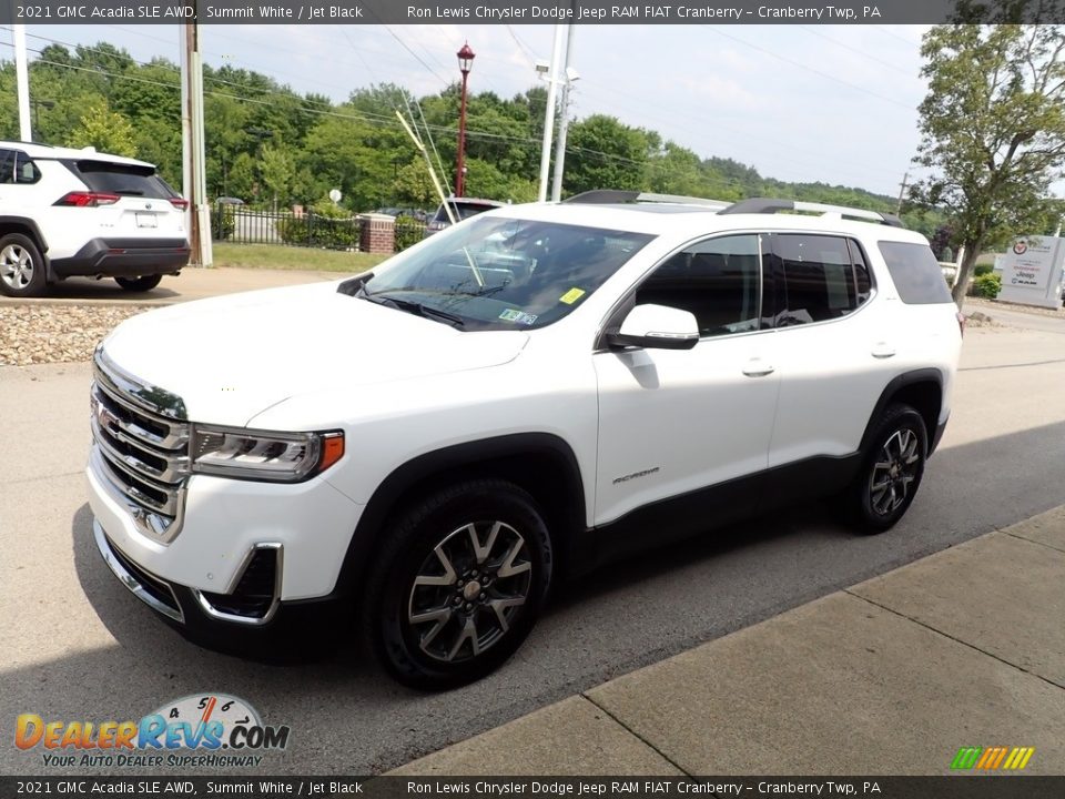 2021 GMC Acadia SLE AWD Summit White / Jet Black Photo #4