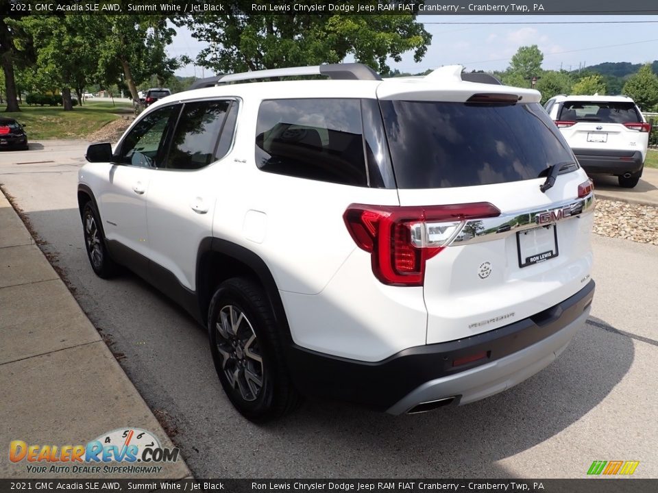 2021 GMC Acadia SLE AWD Summit White / Jet Black Photo #6