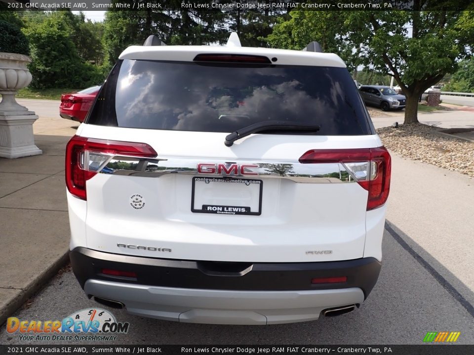 2021 GMC Acadia SLE AWD Summit White / Jet Black Photo #7