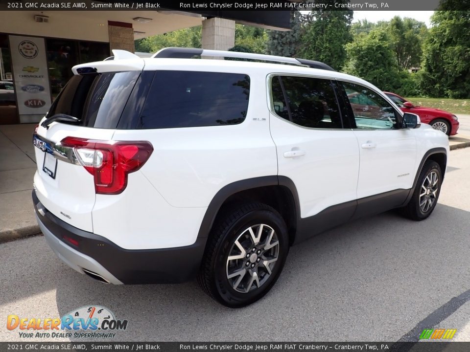 2021 GMC Acadia SLE AWD Summit White / Jet Black Photo #8