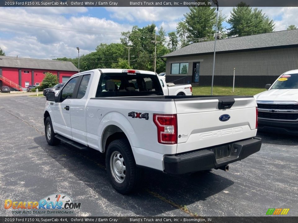 2019 Ford F150 XL SuperCab 4x4 Oxford White / Earth Gray Photo #3