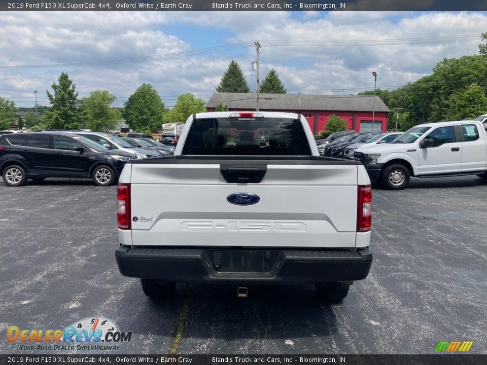 2019 Ford F150 XL SuperCab 4x4 Oxford White / Earth Gray Photo #4