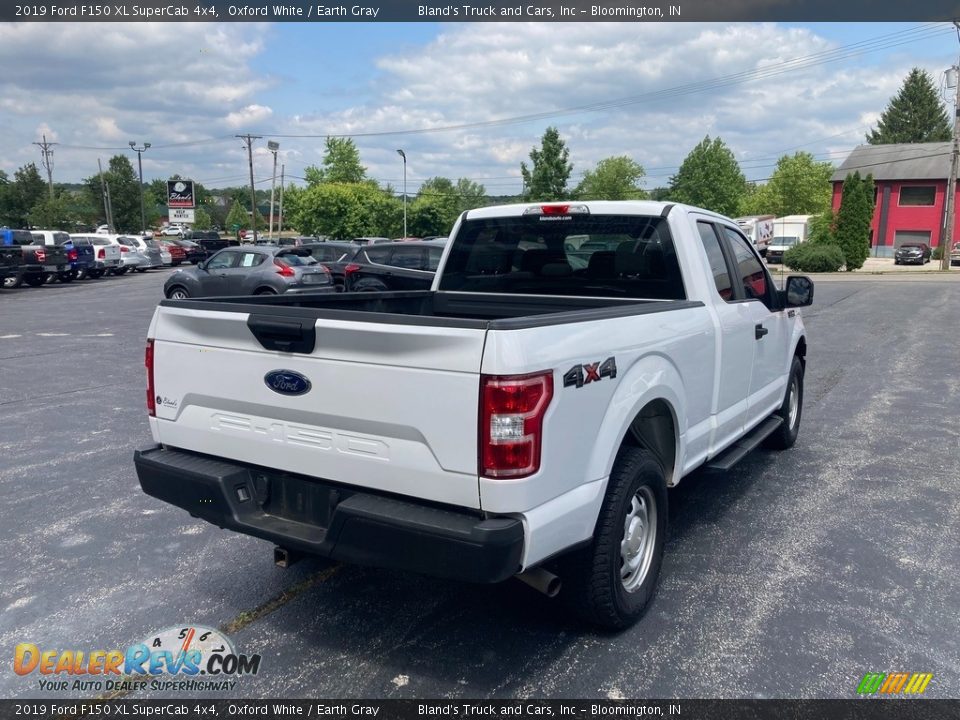 2019 Ford F150 XL SuperCab 4x4 Oxford White / Earth Gray Photo #5