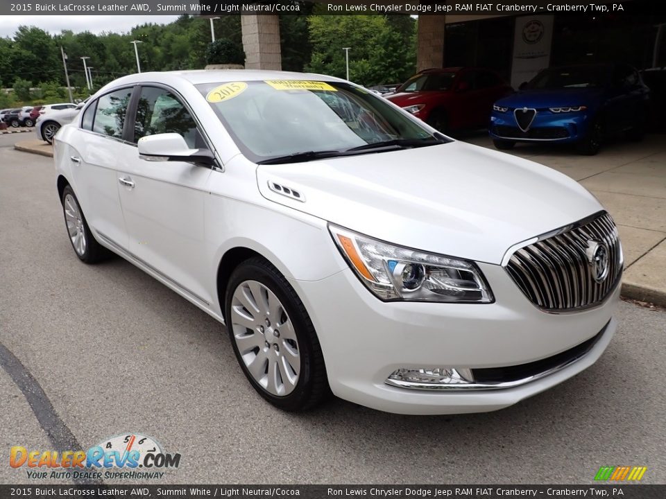 Front 3/4 View of 2015 Buick LaCrosse Leather AWD Photo #2