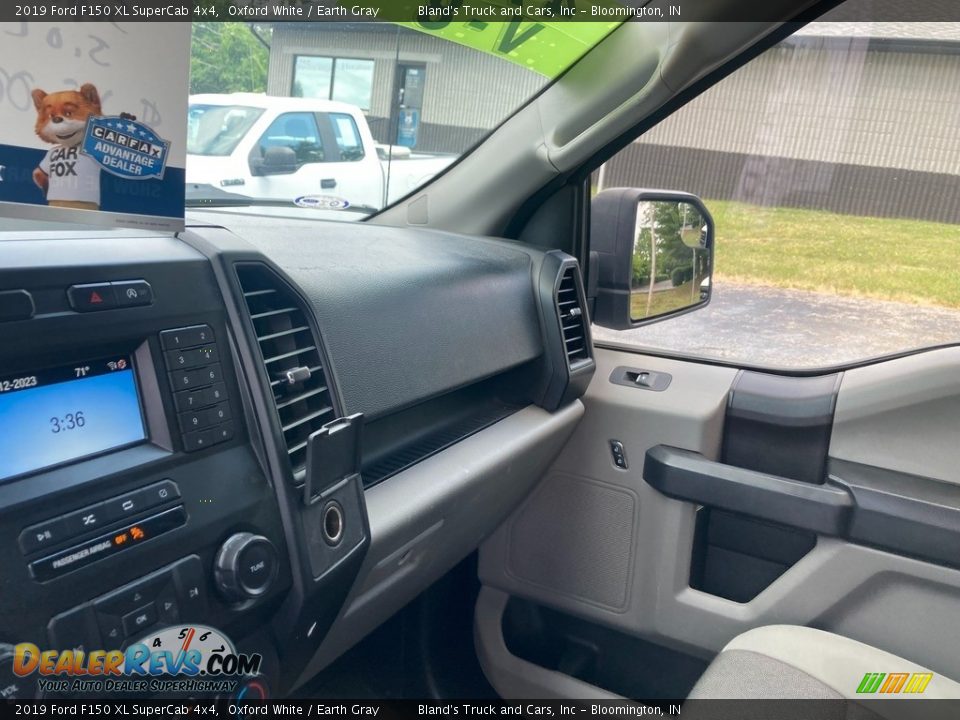 2019 Ford F150 XL SuperCab 4x4 Oxford White / Earth Gray Photo #26