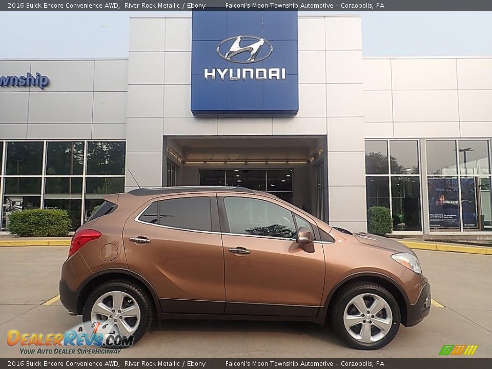 River Rock Metallic 2016 Buick Encore Convenience AWD Photo #1