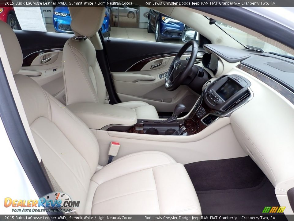 Front Seat of 2015 Buick LaCrosse Leather AWD Photo #11