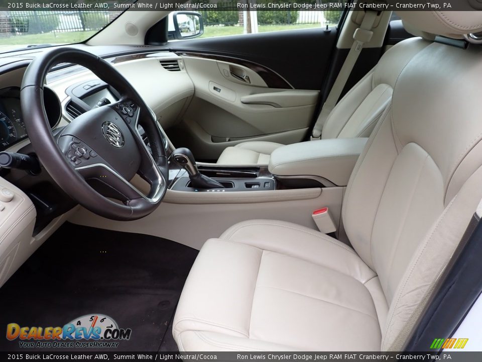 Light Neutral/Cocoa Interior - 2015 Buick LaCrosse Leather AWD Photo #14