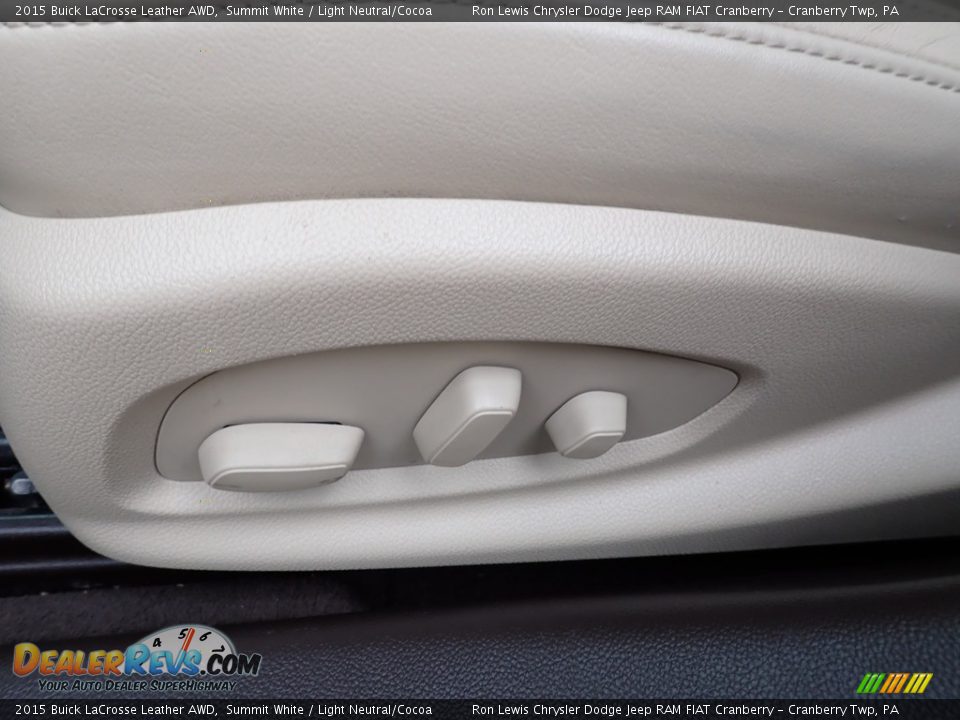 Front Seat of 2015 Buick LaCrosse Leather AWD Photo #16