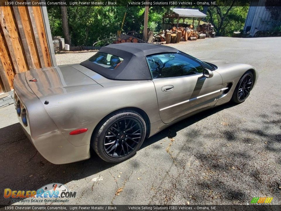 1998 Chevrolet Corvette Convertible Light Pewter Metallic / Black Photo #4