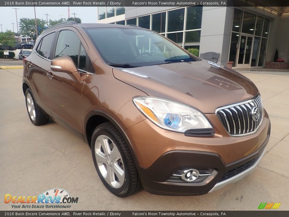 River Rock Metallic 2016 Buick Encore Convenience AWD Photo #9