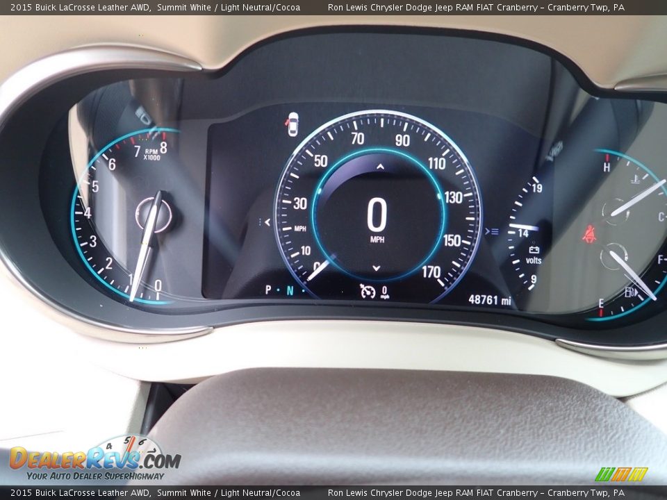 2015 Buick LaCrosse Leather AWD Gauges Photo #18