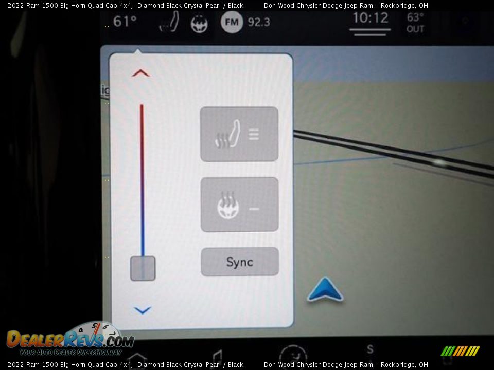 2022 Ram 1500 Big Horn Quad Cab 4x4 Diamond Black Crystal Pearl / Black Photo #5