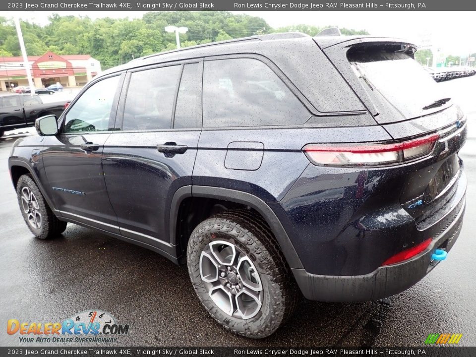 2023 Jeep Grand Cherokee Trailhawk 4XE Midnight Sky / Global Black Photo #3