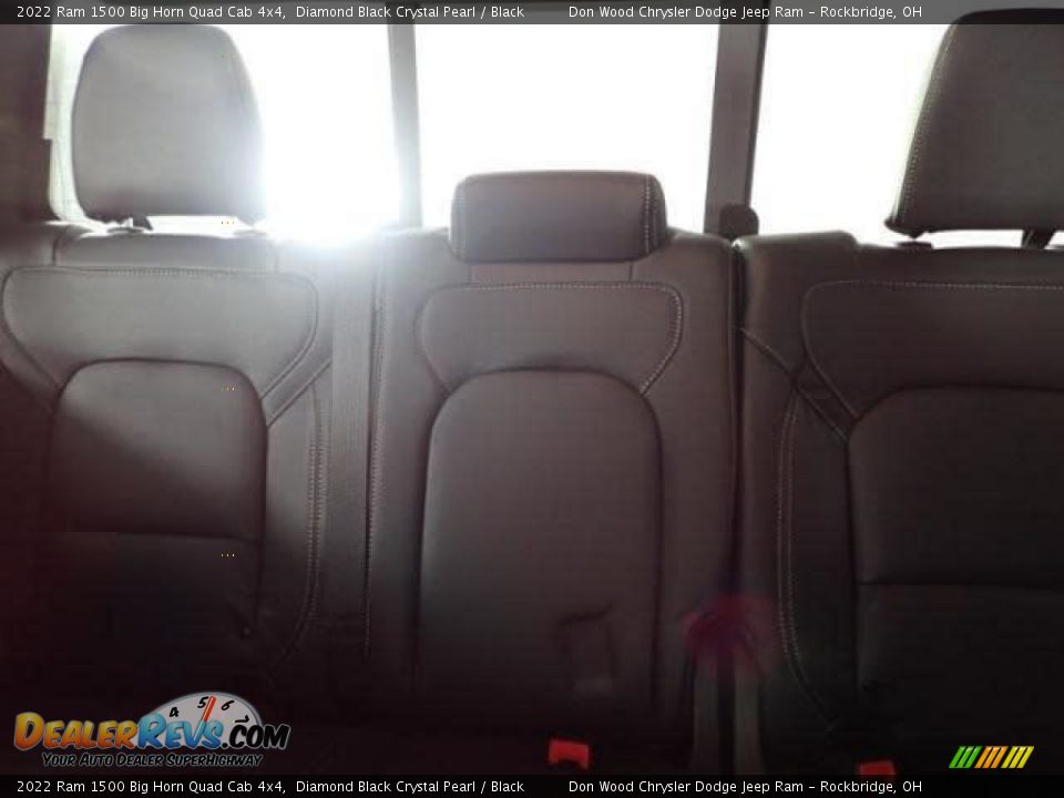 2022 Ram 1500 Big Horn Quad Cab 4x4 Diamond Black Crystal Pearl / Black Photo #22
