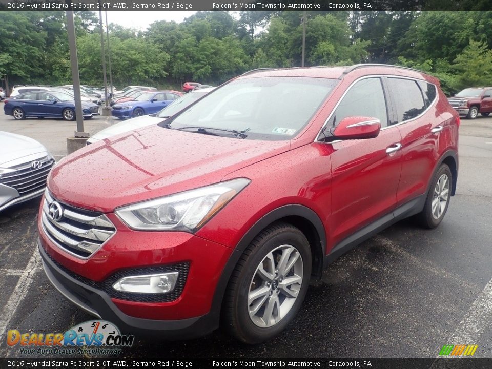 Front 3/4 View of 2016 Hyundai Santa Fe Sport 2.0T AWD Photo #1