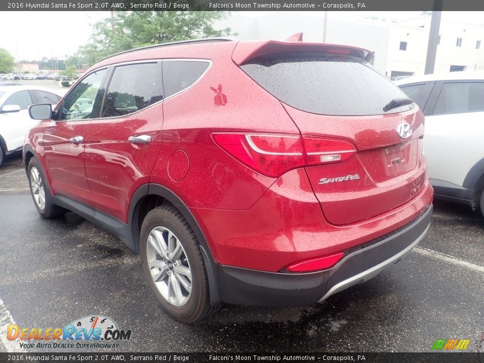 Serrano Red 2016 Hyundai Santa Fe Sport 2.0T AWD Photo #2