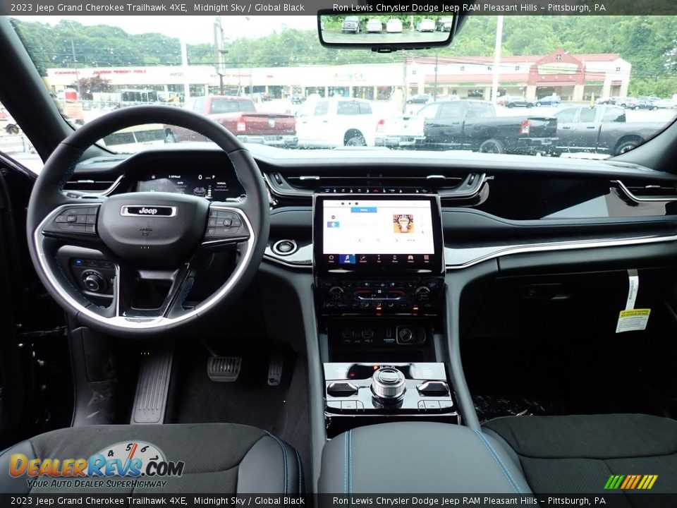 Global Black Interior - 2023 Jeep Grand Cherokee Trailhawk 4XE Photo #13