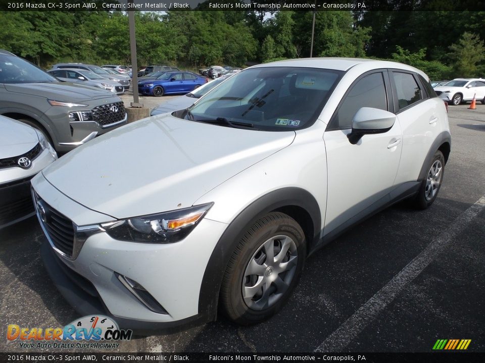 2016 Mazda CX-3 Sport AWD Ceramic Silver Metallic / Black Photo #1