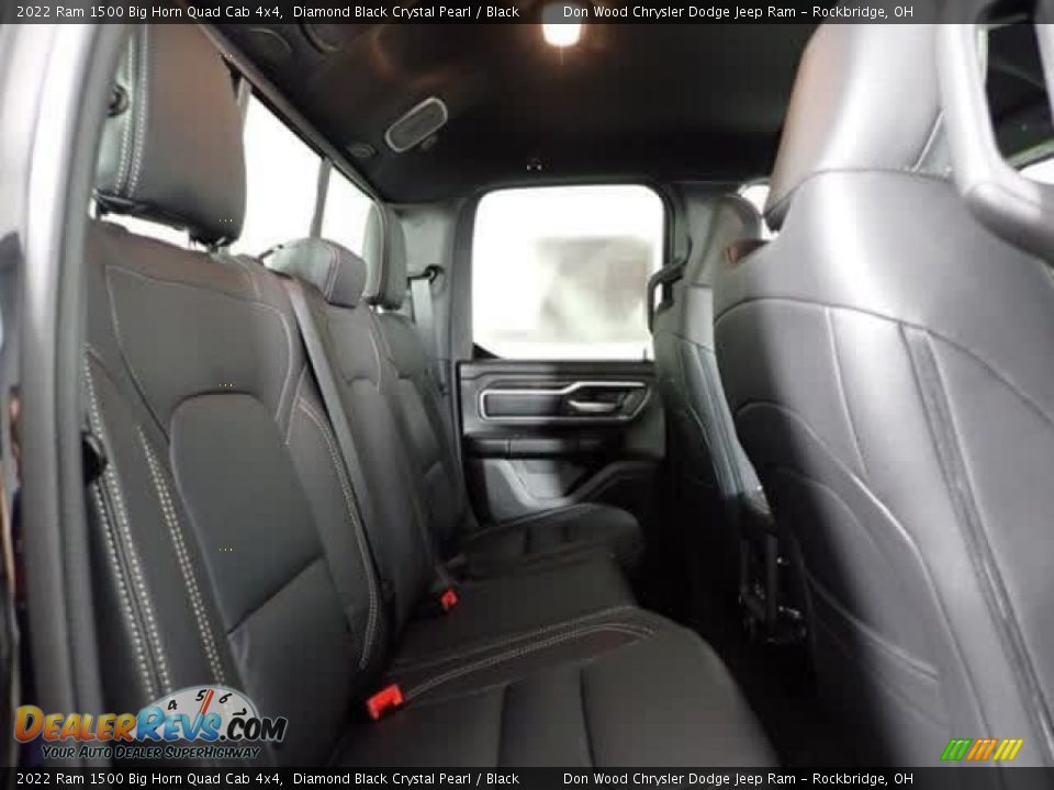 2022 Ram 1500 Big Horn Quad Cab 4x4 Diamond Black Crystal Pearl / Black Photo #29