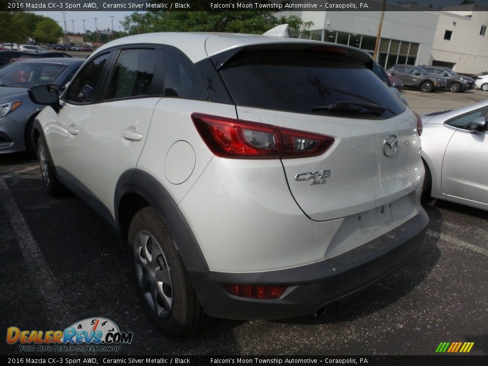 2016 Mazda CX-3 Sport AWD Ceramic Silver Metallic / Black Photo #2