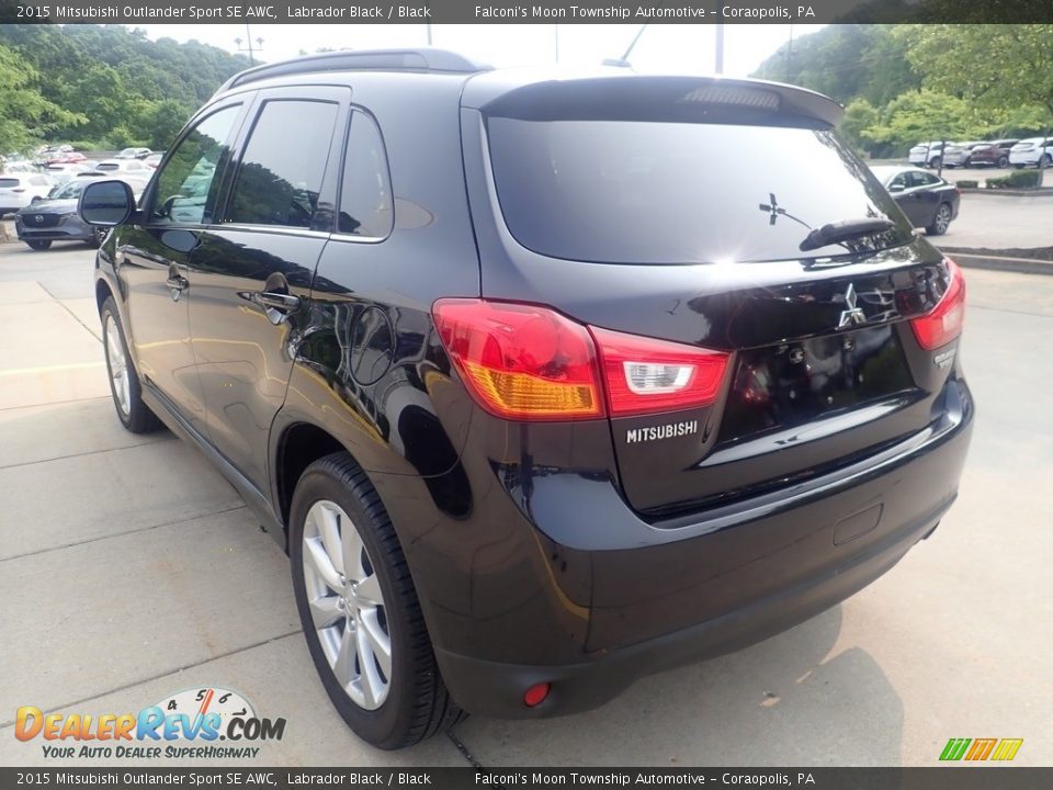 2015 Mitsubishi Outlander Sport SE AWC Labrador Black / Black Photo #6