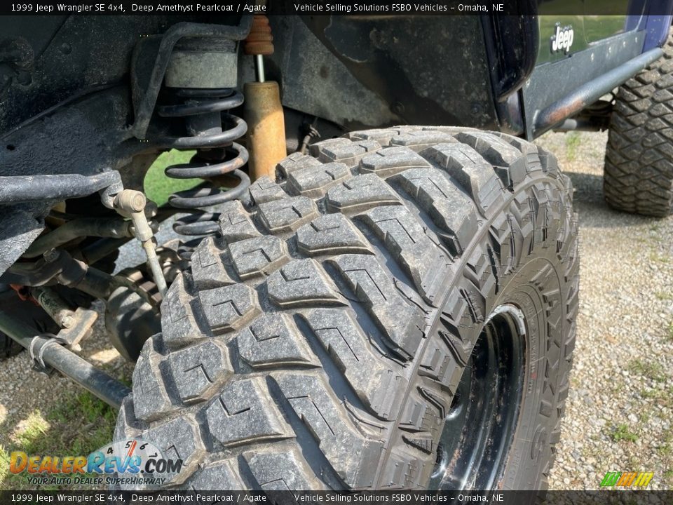 1999 Jeep Wrangler SE 4x4 Deep Amethyst Pearlcoat / Agate Photo #15