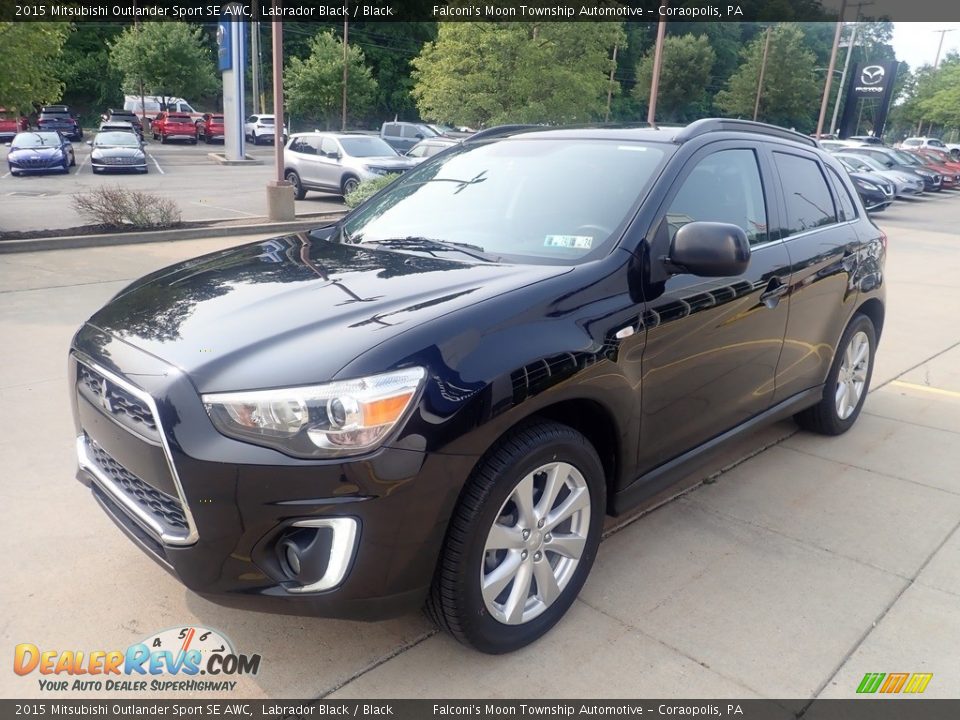 2015 Mitsubishi Outlander Sport SE AWC Labrador Black / Black Photo #8