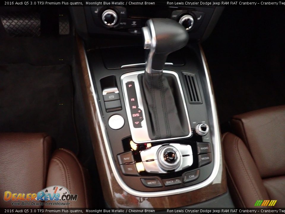 2016 Audi Q5 3.0 TFSI Premium Plus quattro Moonlight Blue Metallic / Chestnut Brown Photo #18