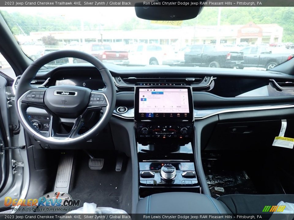 Dashboard of 2023 Jeep Grand Cherokee Trailhawk 4XE Photo #13