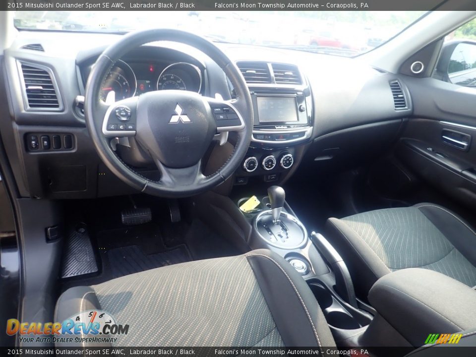 2015 Mitsubishi Outlander Sport SE AWC Labrador Black / Black Photo #18