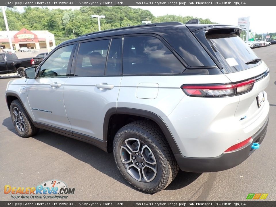 2023 Jeep Grand Cherokee Trailhawk 4XE Silver Zynith / Global Black Photo #3