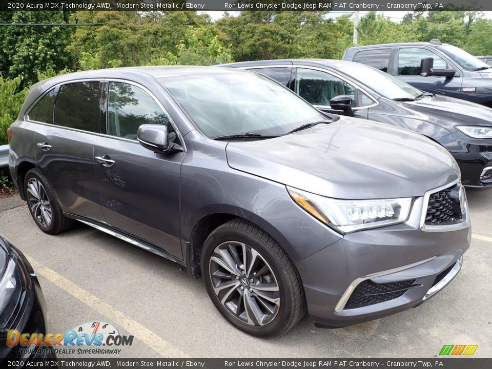 2020 Acura MDX Technology AWD Modern Steel Metallic / Ebony Photo #4