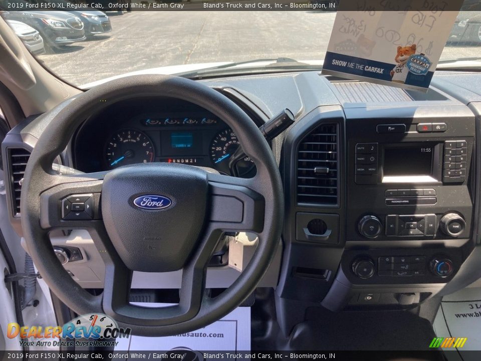 2019 Ford F150 XL Regular Cab Oxford White / Earth Gray Photo #14