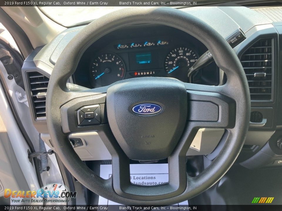 2019 Ford F150 XL Regular Cab Oxford White / Earth Gray Photo #15
