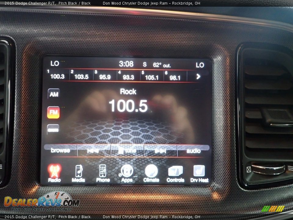 2015 Dodge Challenger R/T Pitch Black / Black Photo #2