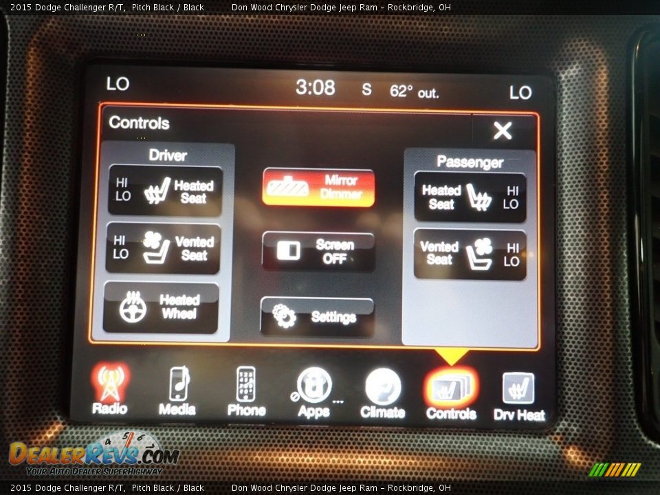 2015 Dodge Challenger R/T Pitch Black / Black Photo #3