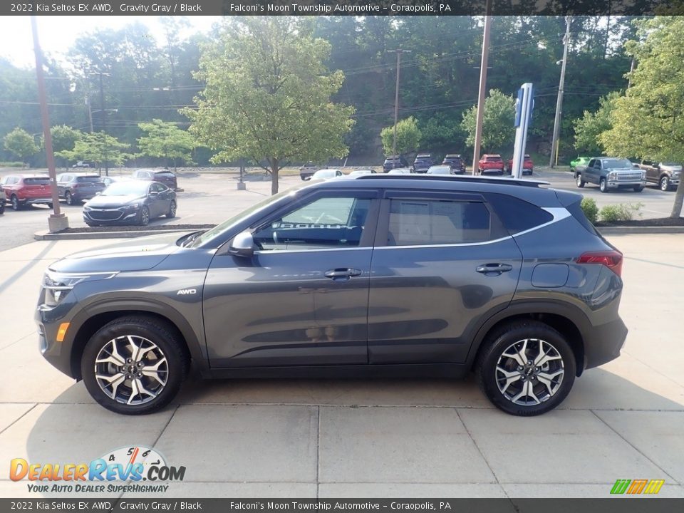 Gravity Gray 2022 Kia Seltos EX AWD Photo #6