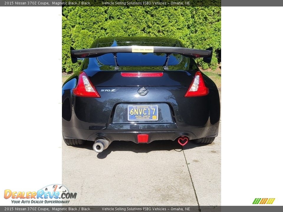 2015 Nissan 370Z Coupe Magnetic Black / Black Photo #5