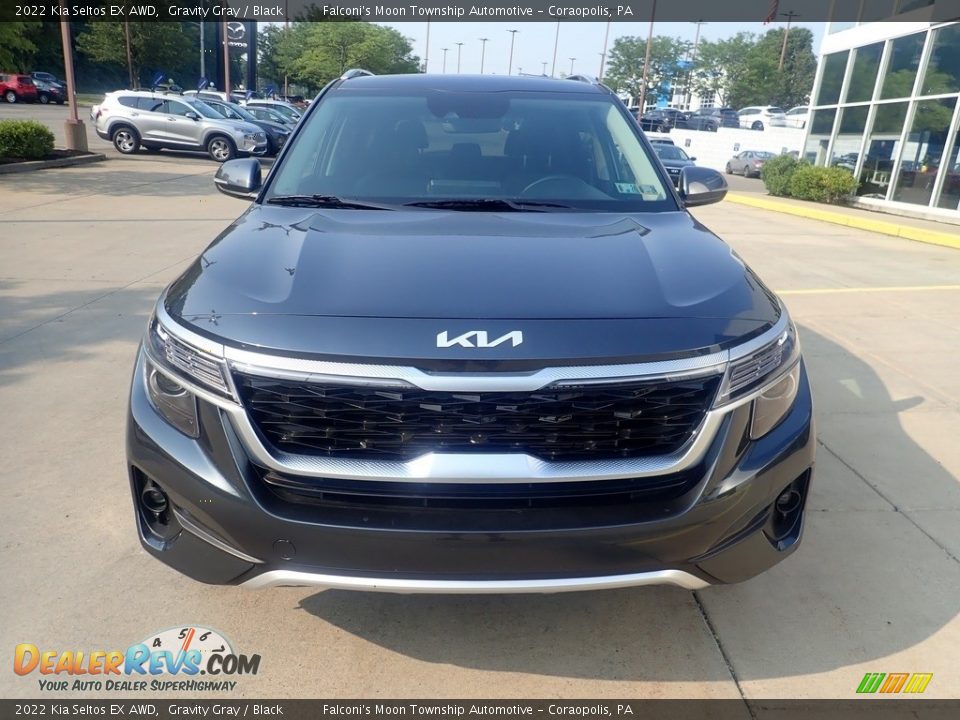 2022 Kia Seltos EX AWD Gravity Gray / Black Photo #8