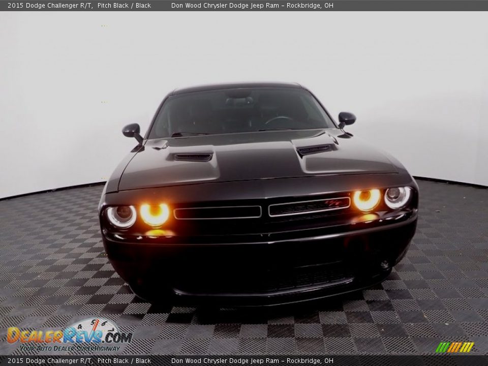 2015 Dodge Challenger R/T Pitch Black / Black Photo #5