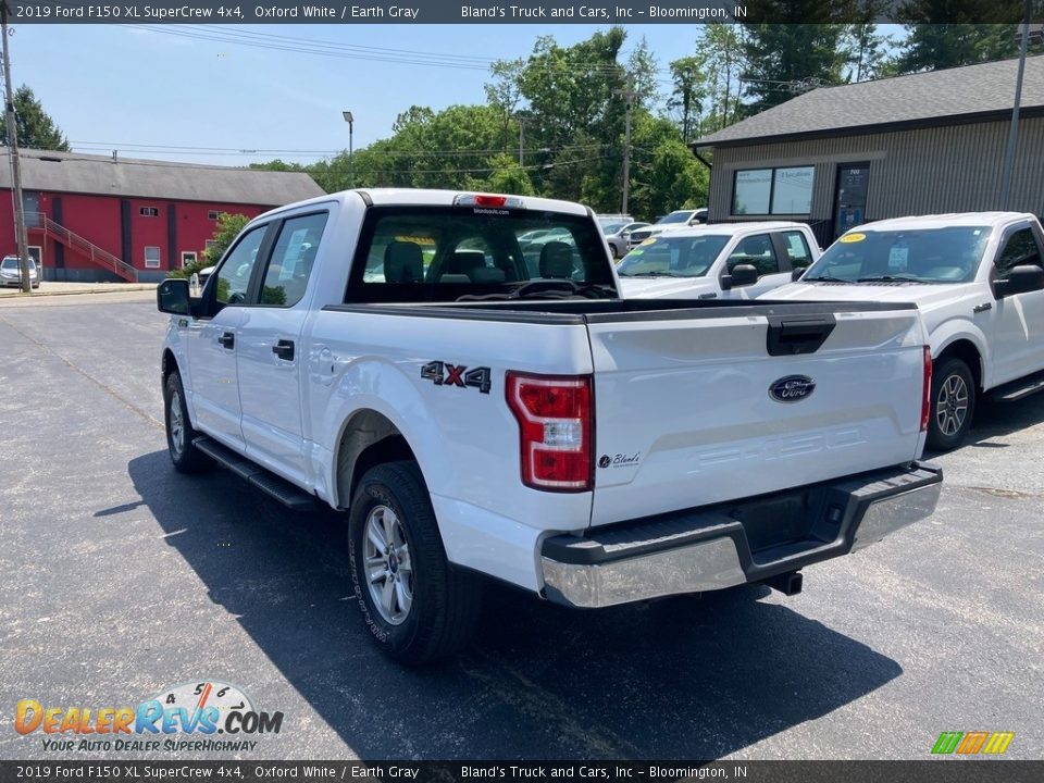 2019 Ford F150 XL SuperCrew 4x4 Oxford White / Earth Gray Photo #3