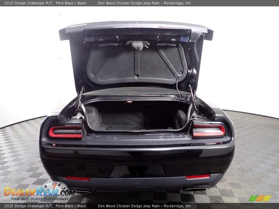 2015 Dodge Challenger R/T Pitch Black / Black Photo #9