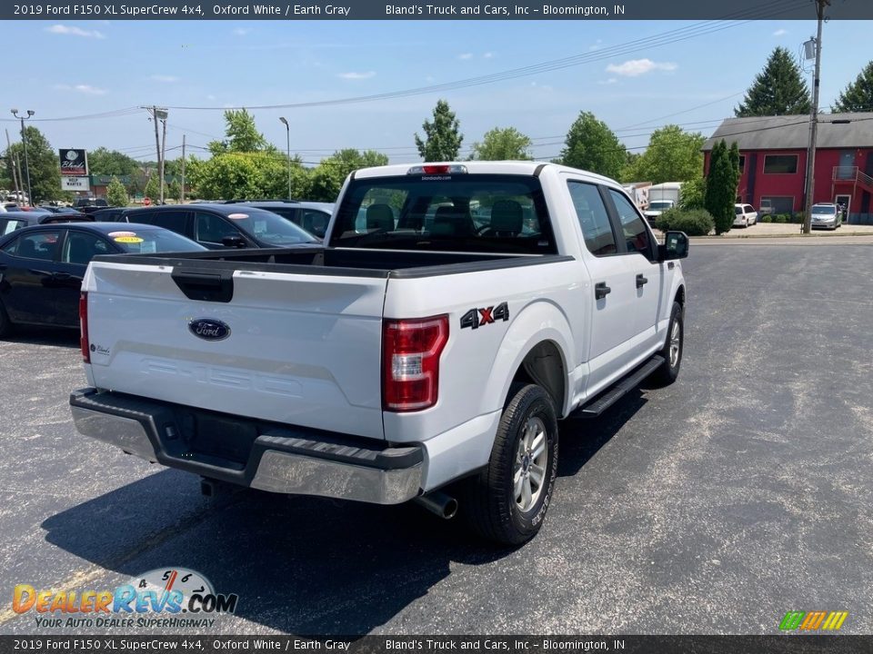 2019 Ford F150 XL SuperCrew 4x4 Oxford White / Earth Gray Photo #5