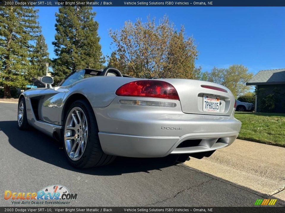 2003 Dodge Viper SRT-10 Viper Bright Silver Metallic / Black Photo #5