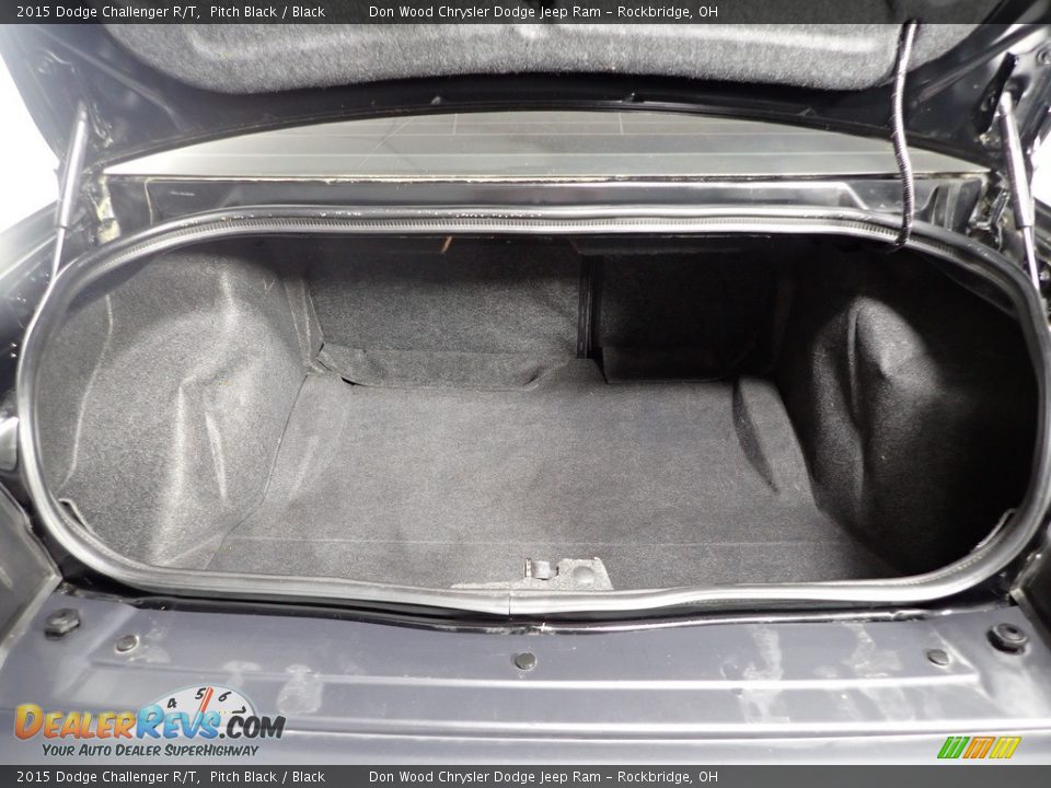 2015 Dodge Challenger R/T Pitch Black / Black Photo #10