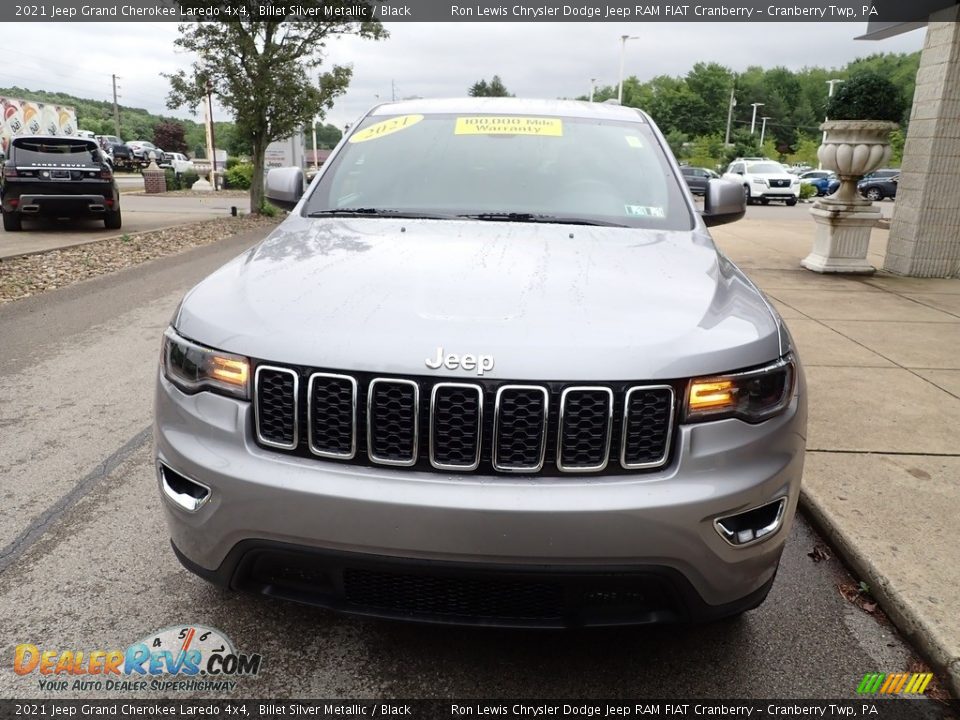 2021 Jeep Grand Cherokee Laredo 4x4 Billet Silver Metallic / Black Photo #3