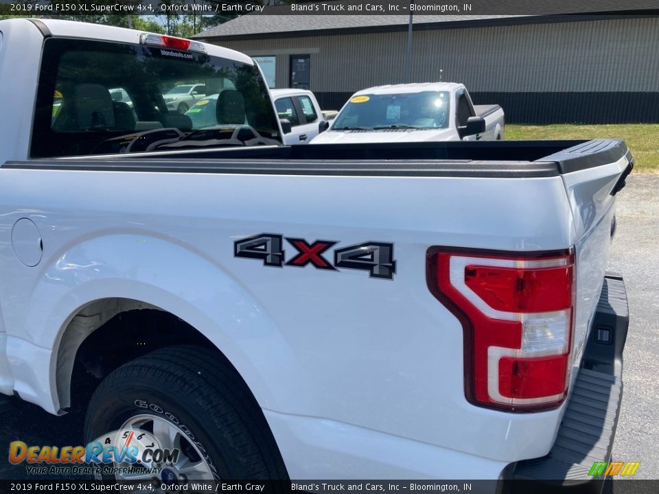 2019 Ford F150 XL SuperCrew 4x4 Oxford White / Earth Gray Photo #8